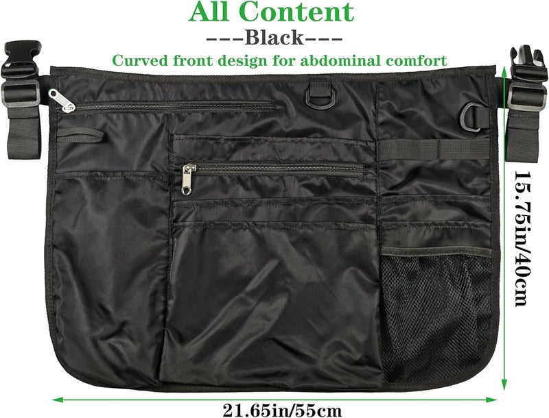 Bafelia Waterproof Cleaning Apron with 8 Pockets,Housekeeping Uniform Supplies,Durable Caddy Costume Work Apron - Image 4